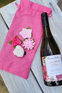 Carpet laying: AS Wine Gift Bag - Pink Floral