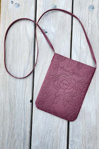 Carpet laying: AS Embossed Cross Body Bag - Wine