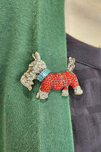 Scottie Dog Brooch