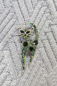 Jazzy Cat Brooch