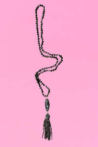 Carpet laying: Crystal Glam Necklace - Bronze