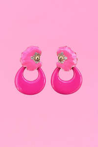 Daphne Earrings - Pink