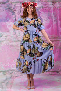 Lola Dress - Periwinkle Array