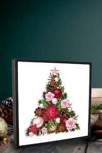 Carpet laying: Christmas Peony Tree Lightbox