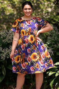 Carpet laying: Saski Glory Dress - Sunflowers - SALE