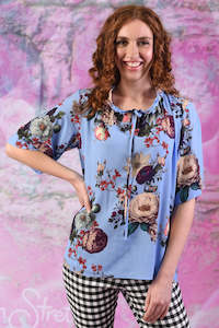 Iris Top - Periwinkle Array | SALE