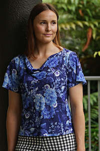 Bijou Top - Violet Hydrangea | SALE