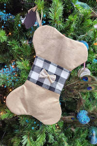 AS Christmas Bone Stocking - Cream | SALE