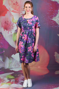 Norah Dress - Purple Floral - SALE