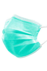 Disposable MEDICAL Face Mask - 3 Layers - Green - Box of 50 | SALE