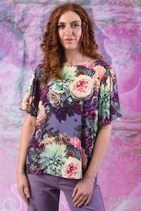 Katie Love Top - Lilac Peony | SALE