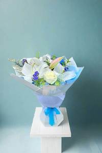 Florist: Calm Blue Arrangement