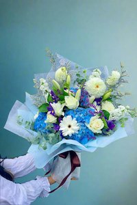 Florist: Blue Serenity Bouquet