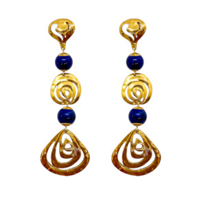 Lapis Drop Earrings