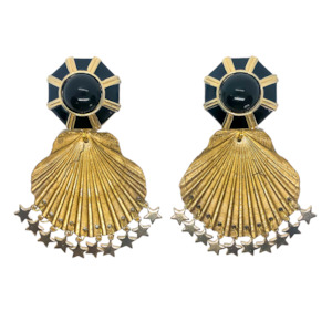 The Shells Edit: Black eye earrings