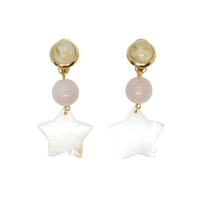 The Stars Edit: Rose Star Earrings