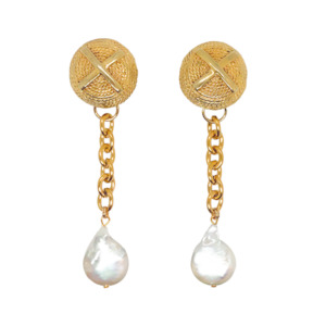 The White And Gold Edit: Yara Earrings