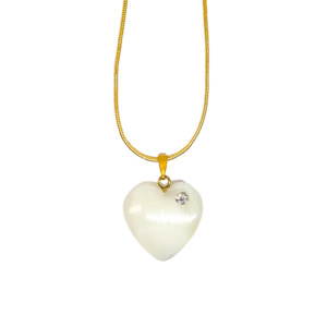 The White And Gold Edit: Love Charm Necklace