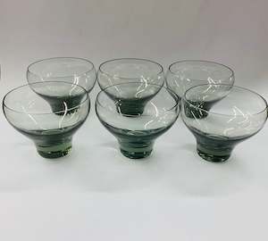 Set of 6 Holme Gaard Midcentury dessert glasses