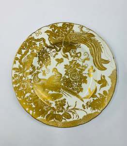 Royal Crown Derby Gold Aves large plate