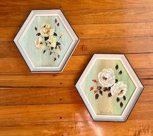 Pair of Hexagonal Colleen Hamilton Originals