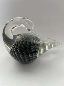 Antique: Art Glass Black Swan Sweden