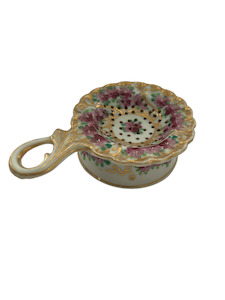 Hand Painted Ceramic Tea Strainer