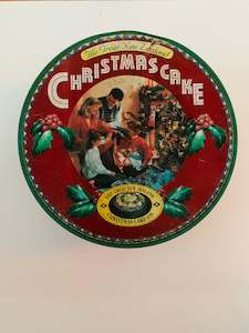 Antique: New Zealand Made Christmas Cake Company Tin