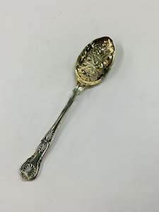 Antique: Silver plated berry serving spoon