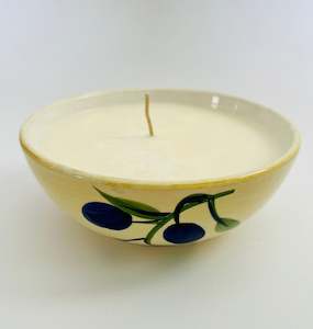 Bespoke Earthware Bowl Soy Candle