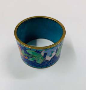 Vintage cloisonné napkin ring