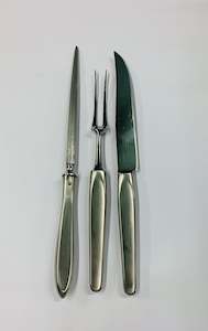 Antique: 3 piece carving set