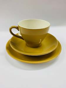 Antique: Crown Lynn colour glaze trio