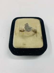 Antique: Sterling silver Duck ring