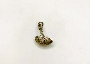 Sterling Silver Filigree Hanging Basket Charm