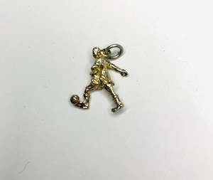 Antique: Sterling Silver Football Charm