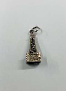 Silver Oil drill charm