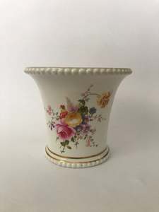 Antique: Royal Derby Squat Vase