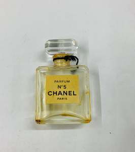 Antique: Vintage Chanel No. 5 perfume bottle