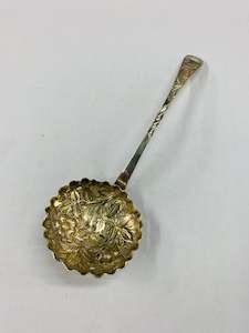 Sterling silver sugar sifter spoon