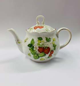 Antique: Queens Virginia Strawberry Teapot