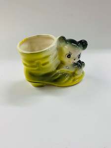 Antique: Vintage novelty mouse egg cup