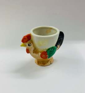 Antique: Vintage novelty rooster egg cup