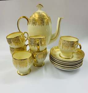 Aynsley fine bone china coffee set