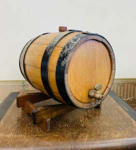 Antique: Old wooden whisky barrel