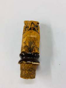 Antique: Antique wooden owl bottle stopper