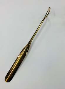 Antique: Long brass shoe horn