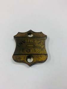 Antique: Inviolable lock plate