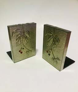 Art Nouveau Pewter Bookends