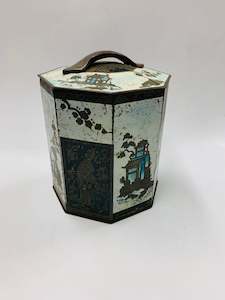 Antique: Vintage Tea Caddy tin